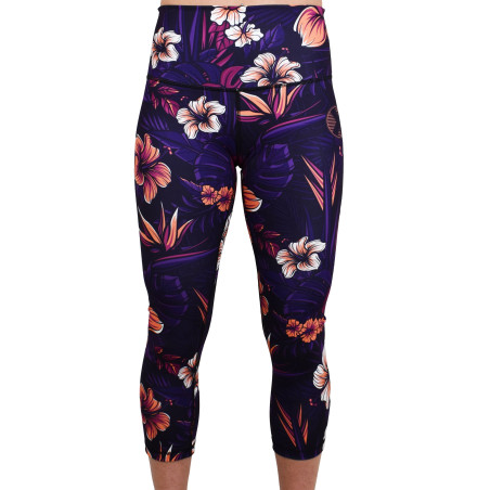 Legging 3/4 taille mi haute femme HA Floral multicolor| PROJECT X — Multicolor · Taille S