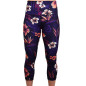 Legging 3/4 taille mi haute femme HA Floral multicolor| PROJECT X — Multicolor · Taille S