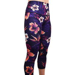 Legging 3/4 taille mi haute femme HA Floral multicolor| PROJECT X — Multicolor · Taille S
