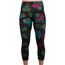 Legging 3/4 taille mi haute femme SUPER MONSTERA multicolor| PROJECT X — Multicolor · Taille L