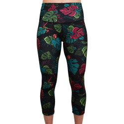 Legging 3/4 taille mi haute femme SUPER MONSTERA multicolor| PROJECT X — Multicolor · Taille L