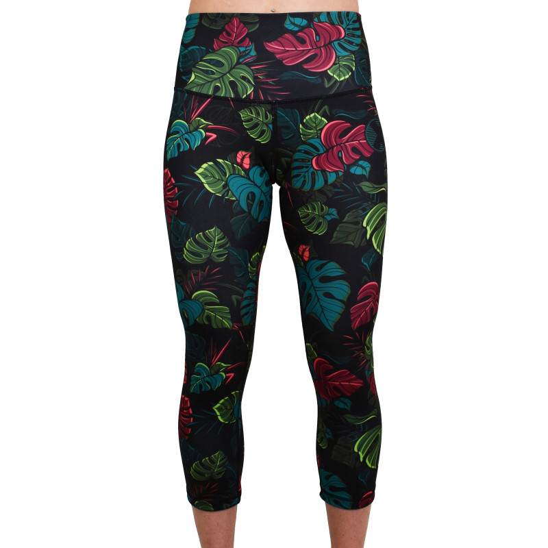 Legging 3/4 taille mi haute femme SUPER MONSTERA multicolor| PROJECT X — Multicolor · Taille L