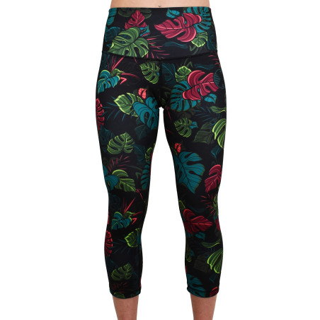 Legging 3/4 taille mi haute femme SUPER MONSTERA multicolor| PROJECT X — Multicolor · Taille L