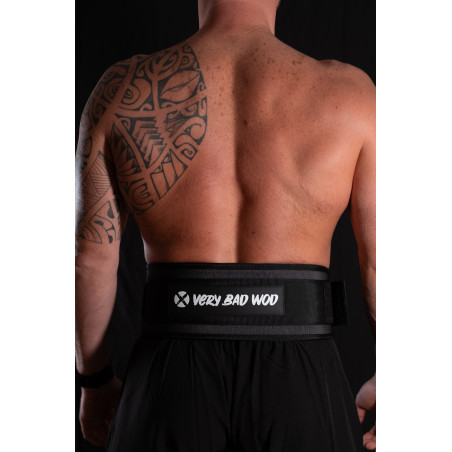 Ceinture de force noire personnalisable | VERY BAD WOD — Noir · Taille XS
