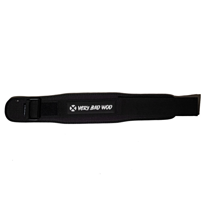 Ceinture de force noire personnalisable | VERY BAD WOD — Noir · Taille XS