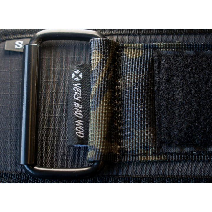 Ceinture de force camo personnalisable | VERY BAD WOD — Vert militaire · Taille XS