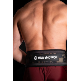 Ceinture de force camo personnalisable | VERY BAD WOD — Vert militaire · Taille S