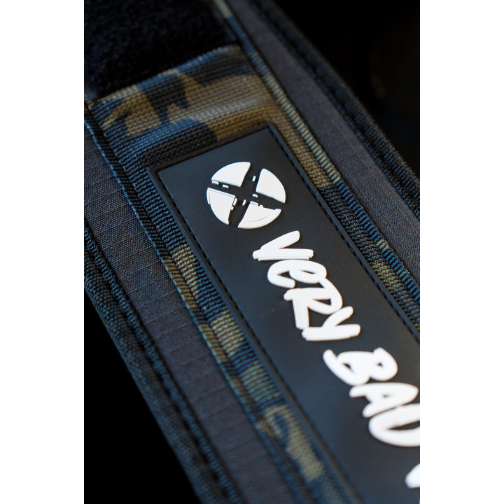 Ceinture de force camo personnalisable | VERY BAD WOD — Vert militaire · Taille M