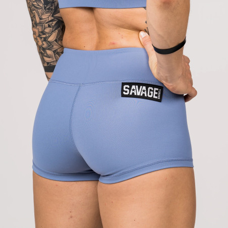 Short  femme bleu PERIWINKLE BLUE | SAVAGE BARBELL — Bleu · Taille L
