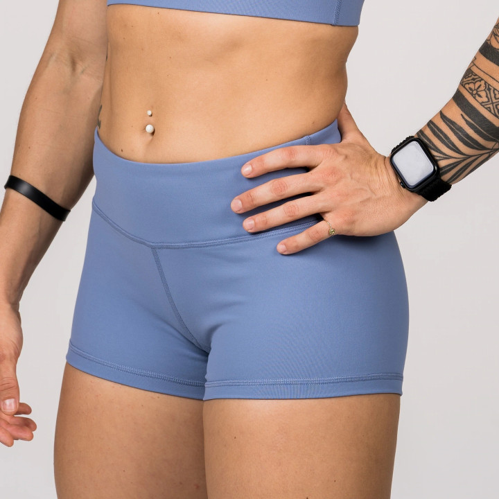 Short  femme bleu PERIWINKLE BLUE | SAVAGE BARBELL — Bleu · Taille L