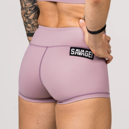 Short  femme mauve DUSK | SAVAGE BARBELL — Mauve · Taille L