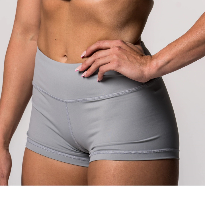 Short  femme gris STEEL | SAVAGE BARBELL — Gris · Taille S