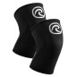 Paire Genouillères CHAMPIONS EDITION Noire - Silver 5 mm | REHBAND — Noir · Taille S