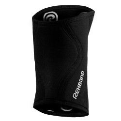 Paire Genouillères CHAMPIONS EDITION Noire - Silver 5 mm | REHBAND — Noir · Taille L