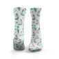 Chaussettes blanches SURFING UNICORNS | HEXXEE SOCKS — Blanc · Taille M (40-43)