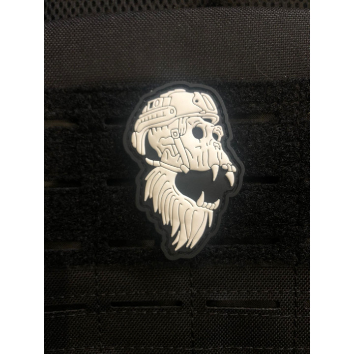 Patch PVC 3D velcro noir GORILLA | VERY BAD WOD — Noir · Taille TU