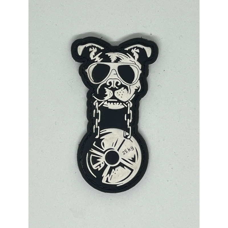 Patch PVC 3D velcro noir CANIWOD | VERY BAD WOD — Noir · Taille TU