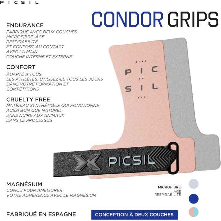 Maniques sans trous CONDOR blanches | PICSIL — Blanc · Taille G (Kids / XS / S)