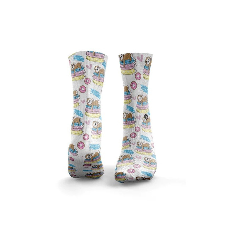 Chaussettes multicolores SLEEPY SLOTH SOCKS | HEXXEE SOCKS — Multicolor · Taille L (43-46)
