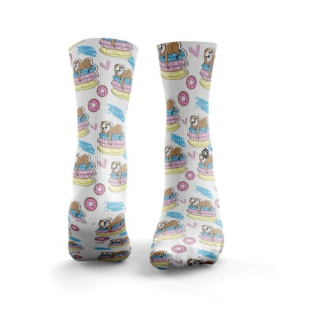 Chaussettes multicolores SLEEPY SLOTH SOCKS | HEXXEE SOCKS — Multicolor · Taille L (43-46)