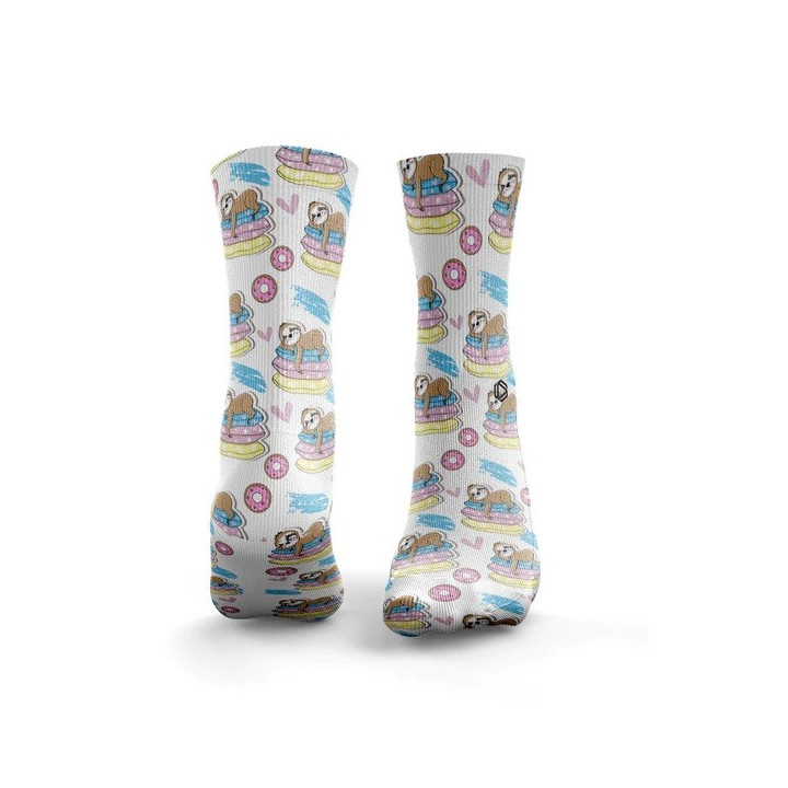 Chaussettes multicolores SLEEPY SLOTH SOCKS | HEXXEE SOCKS — Multicolor · Taille L (43-46)