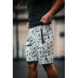 Short homme blanc THE REGIMENT | BARBELL REGIMENT — Blanc · Taille S