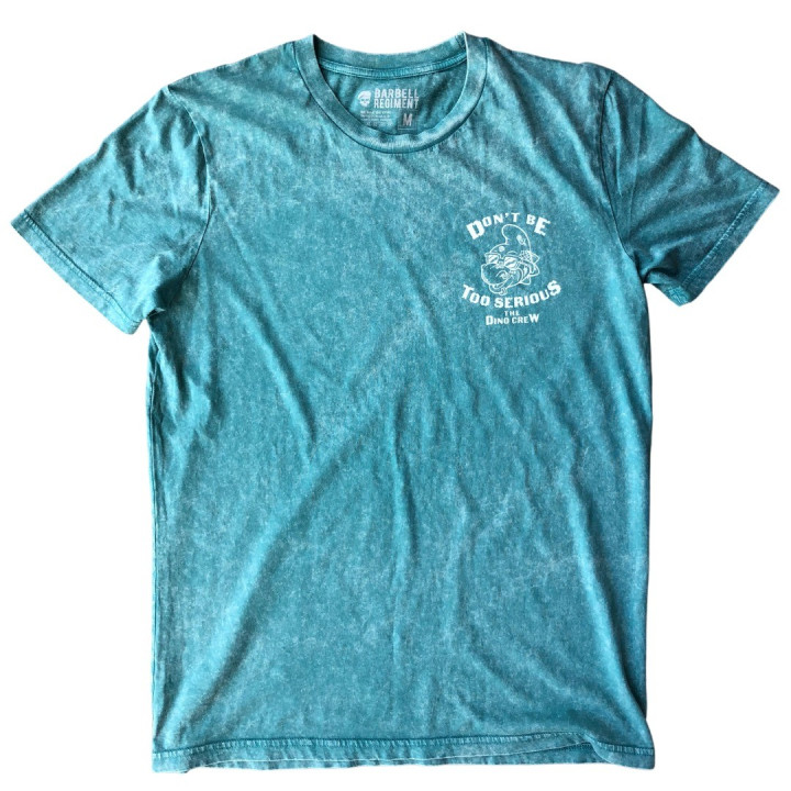 T-Shirt vert menthe DINO CREW | BARBELL REGIMENT — Menthe · Taille M