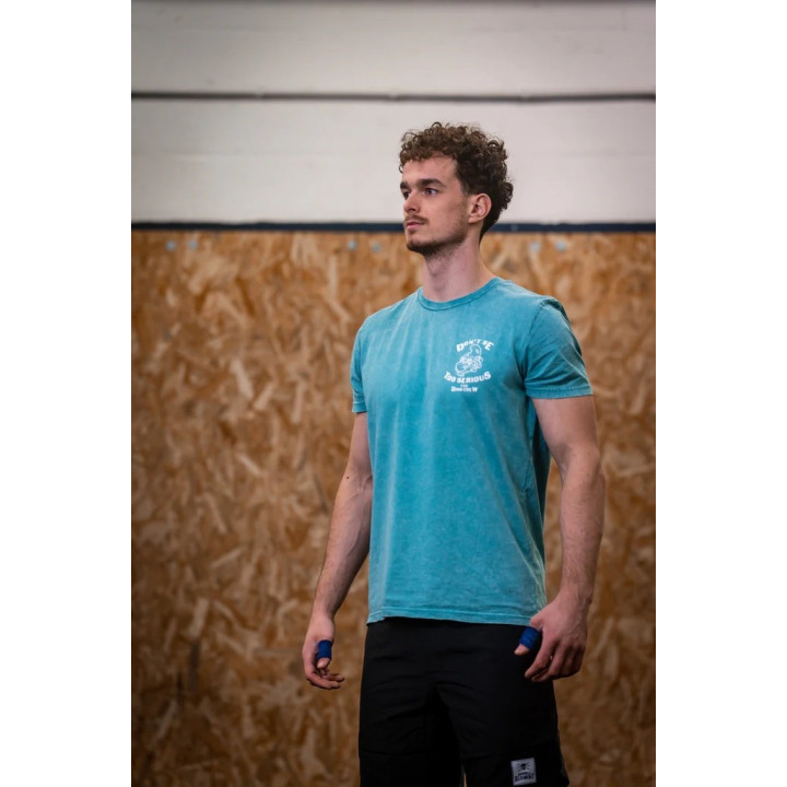 T-Shirt vert menthe DINO CREW | BARBELL REGIMENT — Menthe · Taille L