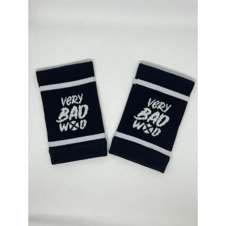 Bandes de poignets SWEATBANDS noires - VERY BAD WOD — Noir · Taille TU
