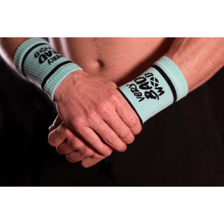 Bandes de poignets vert clair VERY BAD WOD - Sweatbands — Vert · Taille TU