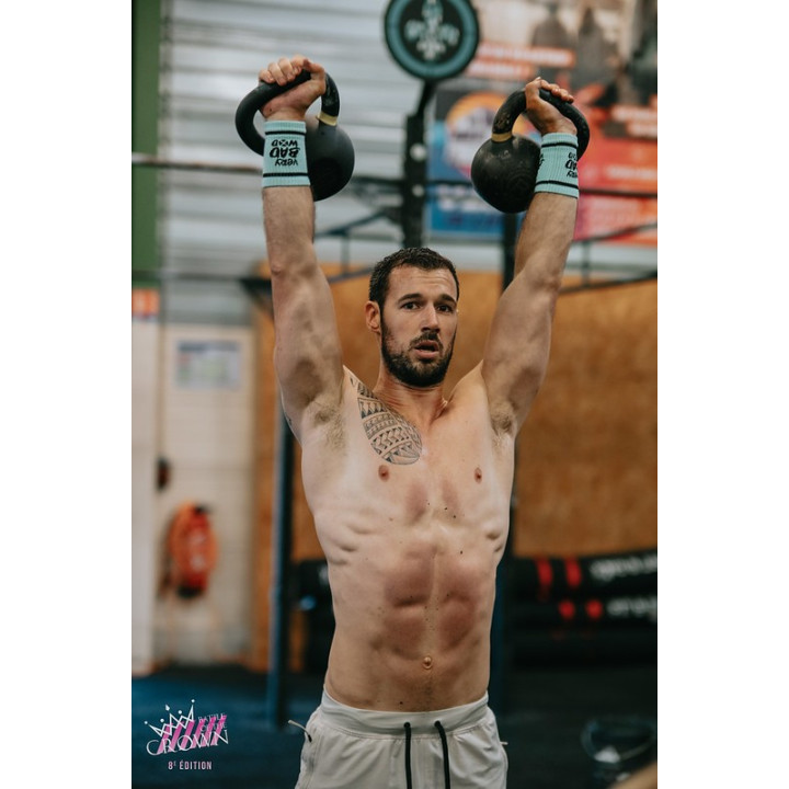 Bandes de poignets vert clair VERY BAD WOD - Sweatbands — Vert · Taille TU