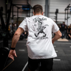 T-Shirt blanc THE BUTCHER | BARBELL REGIMENT — Blanc · Taille S