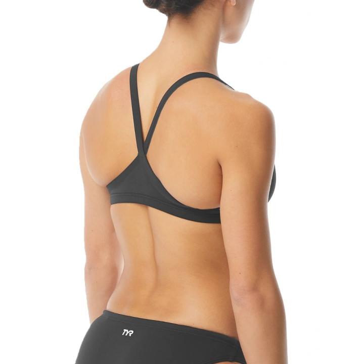 Haut de maillot de bain Femme 001 Black SOLID DIAMONDFIT | TYR — Noir · Taille S