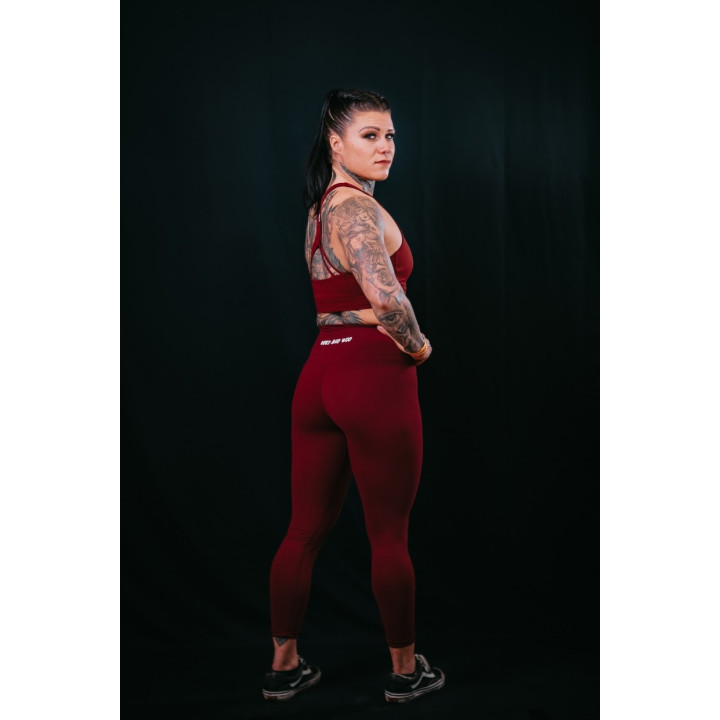 Legging taille haute Femme THE SOFTY rouge cardinal | VERY BAD WOD — Rouge · Taille S