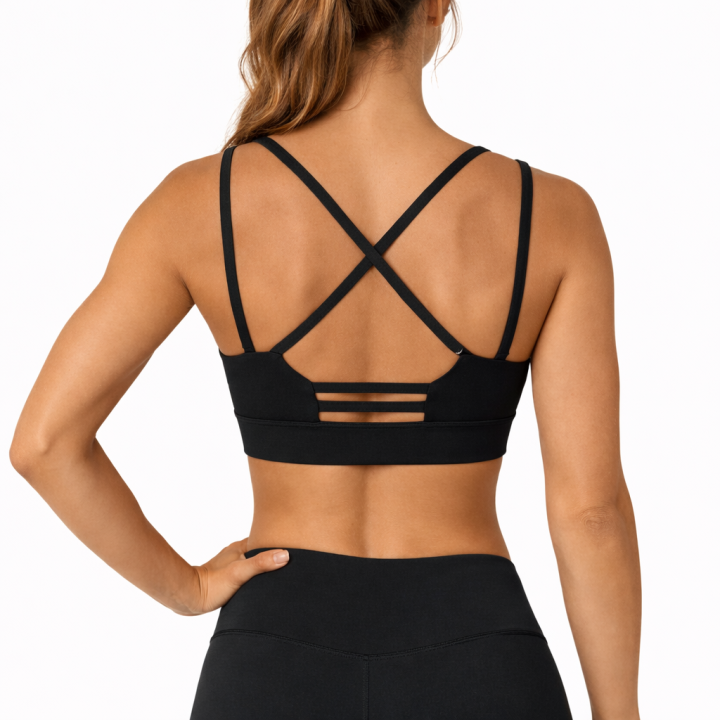 Brassière sport noire GRACE|VERY BAD WOD — Noir · Taille M