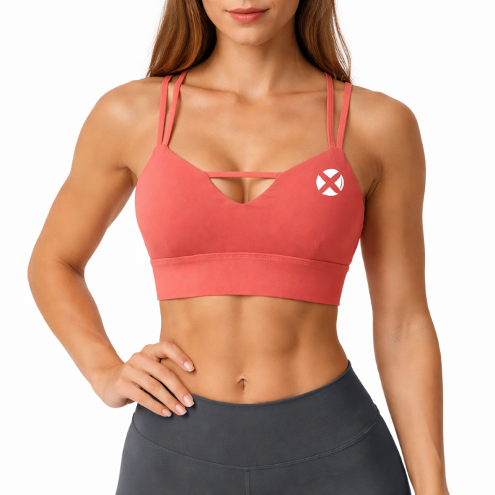 Brassière sport rose moccha GRACE|VERY BAD WOD — Rose · Taille XS