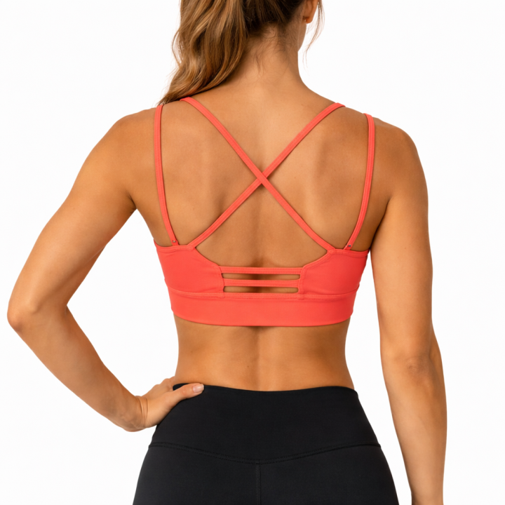 Brassière sport rose moccha GRACE|VERY BAD WOD — Rose · Taille S