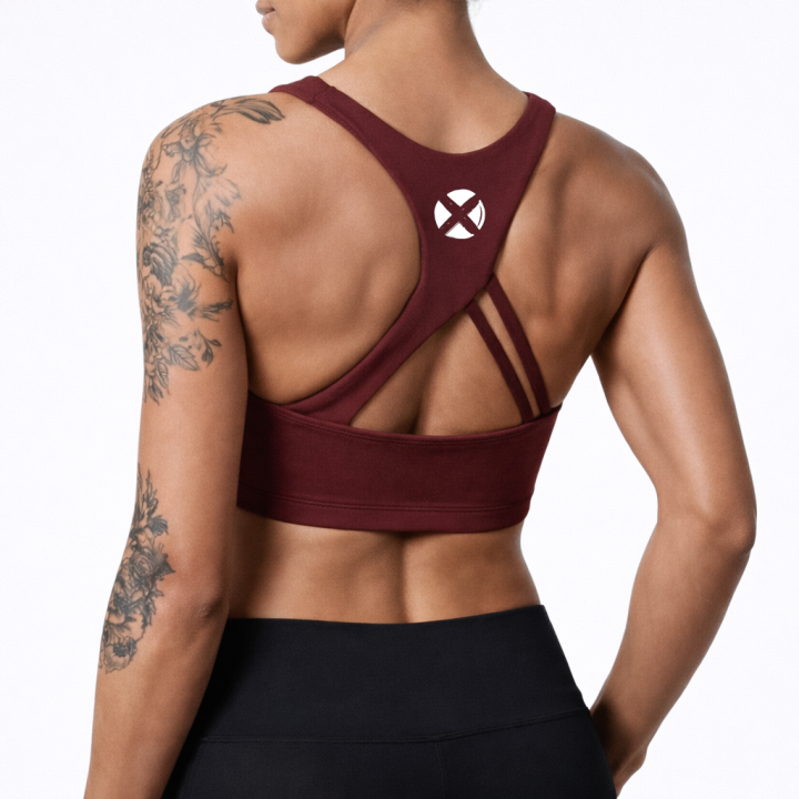 Crop Bra sport high chest rouge CHELSEA|VERY BAD WOD — Rouge · Taille M