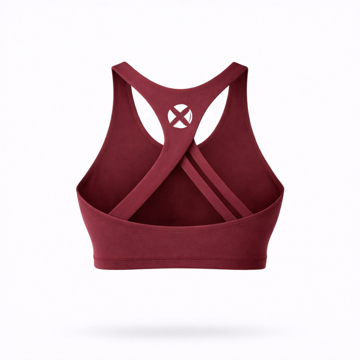 Crop Bra sport high chest rouge CHELSEA|VERY BAD WOD — Rouge · Taille M