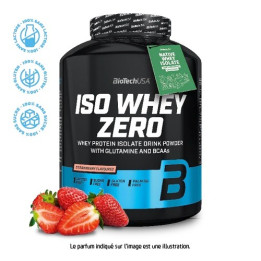 Iso Whey Zero Protéines Fraise 2270 Gr | BioTechUSA — Fraise · Taille 2270 Gr