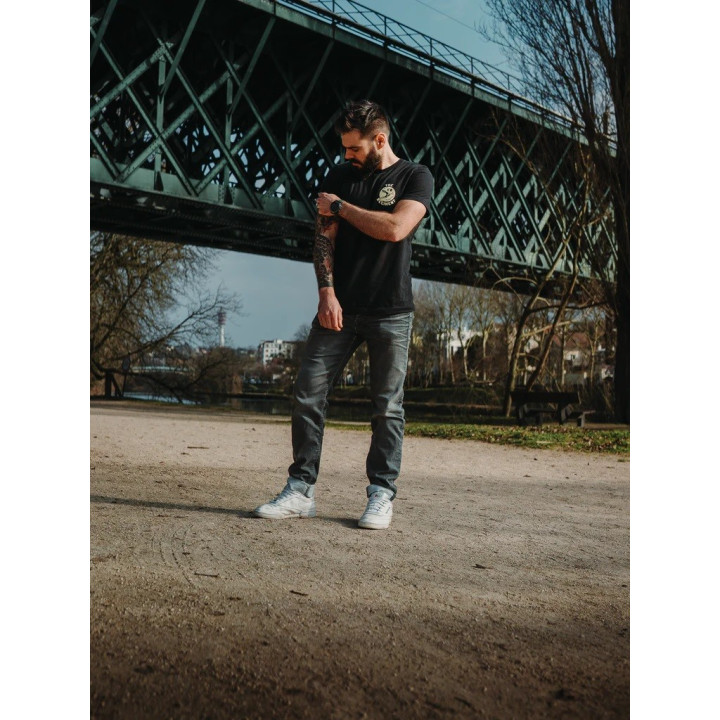 T-Shirt noir Oversized T JURASSIC SQUAD 2 | BARBELL REGIMENT — Noir · Taille XS