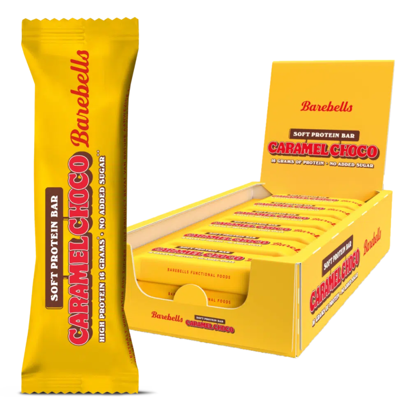 Pack de 12 Barres protéinées CARAMEL CHOCO | BAREBELLS — 12 x 55 Gr · Taille TU Pack de 12 Barres protéinées CARAMEL CHOCO | BAREBELLS — 12 x 55 Gr · Taille TU