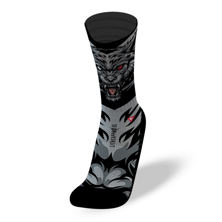 Chaussettes WOLF EXCLUSIVE TD multicolores| LITHE APPAREL — Multicolor · Taille L (43-46)