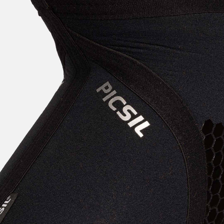 Paire Genouillères Noires Hex Tech 7 mm  0.2 | PICSIL — Noir · Taille S