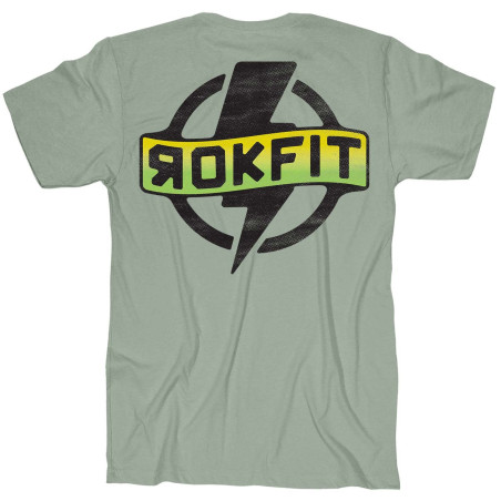 T-Shirt Homme vert THUNDER STRUCK| ROKFIT — Vert · Taille S