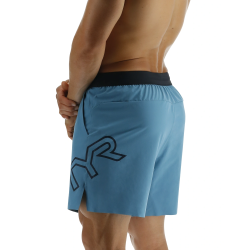 Short HYDROSPHERE(TM) 7" UNBROKEN UNLINED 923 bleu Majolica| TYR — Bleu · Taille XL