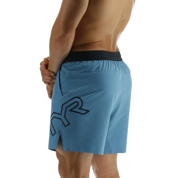 Short HYDROSPHERE(TM) 7" UNBROKEN UNLINED 923 bleu Majolica| TYR — Bleu · Taille XL