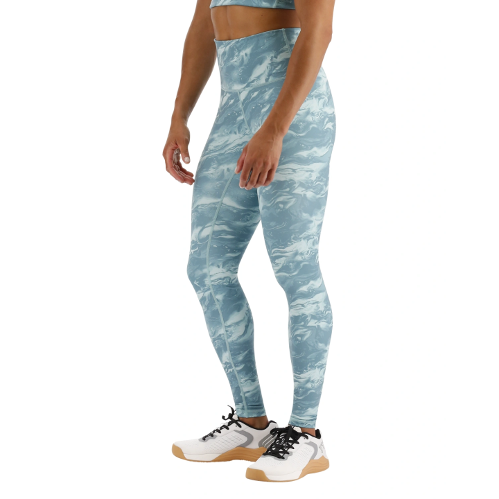 Legging Femme taille haute KINETIC(TM) vert AQUEOUS | TYR — Vert · Taille XS