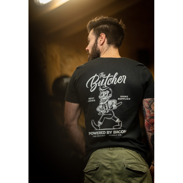 T-Shirt noir THE BUTCHER | BARBELL REGIMENT — Noir · Taille XS
