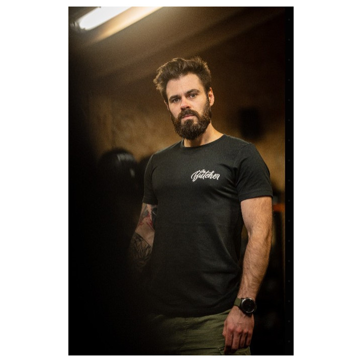 T-Shirt noir THE BUTCHER | BARBELL REGIMENT — Noir · Taille XS